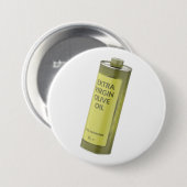Natives Olivenöl in einer runden Blechflasche Button (Vorne & Hinten)