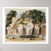 Natives pay homage to their ruler, engraved by Tho Poster (Vorne)