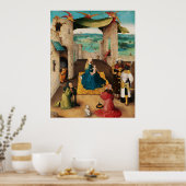 NATIVITÄT, ANNAHME VON MAGI durch BOSCH Weihnachte Poster (Küche)