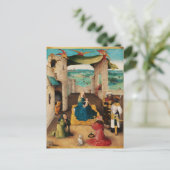 NATIVITÄT, ANNAHME VON MAGI durch BOSCH Weihnachte Postkarte (Stehend Vorderseite)