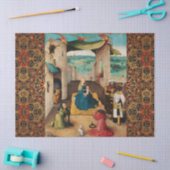 NATIVITÄT, ANNAHME VON MAGI durch BOSCH Weihnachte Seidenpapier (Basteln)