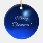 NATIVITÄT , BLAU UND GOLD Gem Stein Keramikornament (Hinten)