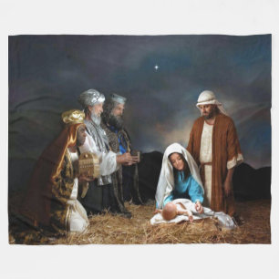 NATIVITÄT FLEECEDECKE