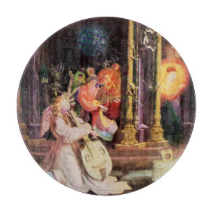 NATIVITÄT MIT ANGELÄNDERN - MAIK DER CHRISTMAS SCHNEIDEBRETT