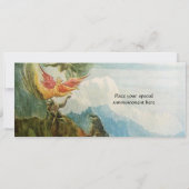 NATIVITÄT MIT ANGELN - MAGIC CHRISTMAS MONOGRAM EINLADUNG (Rückseite)