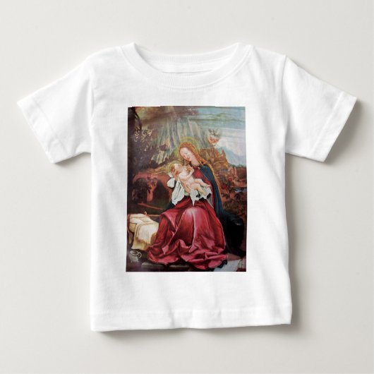 NATIVITÄT MIT ANGELN - MAGIC OF CHRISTMAS BABY T-SHIRT (Vorderseite)