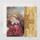 NATIVITÄT MIT ANGELN - MAGIC OF CHRISTMAS EINLADUNG (Vorderseite)