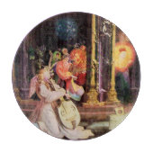 NATIVITÄT MIT ANGELN - MAGIC OF CHRISTMAS SCHNEIDEBRETT (Vorderseite)