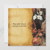 NATIVITÄT MIT WEISSEN LÄCHEN - MAGIC OF CHRISTMAS EINLADUNG (Rückseite)