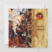 NATIVITÄT MIT WEISSEN LÄCHEN - MAGIC OF CHRISTMAS EINLADUNG (Vorderseite)