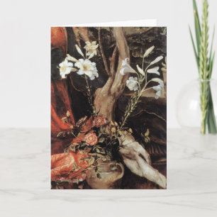 NATIVITÄT MIT WEISSEN LÄCHEN - MAGIC OF CHRISTMAS FEIERTAGSKARTE