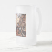 NATIVITÄT MIT WEISSEN LÄCHEN - MAGIC OF CHRISTMAS MATTGLAS BIERGLAS (VorderseiteRechts)