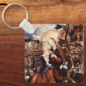 NATIVITÄT MIT WEISSEN LÄCHEN - MAGIC OF CHRISTMAS SCHLÜSSELANHÄNGER (Vorderseite)