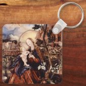 NATIVITÄT MIT WEISSEN LÄCHEN - MAGIC OF CHRISTMAS SCHLÜSSELANHÄNGER (Rückseite)