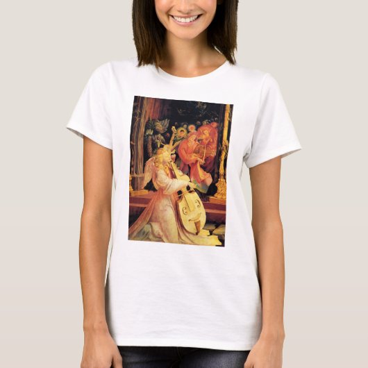 NATIVITÄT, MUSIK MACHEN ANGELS Magie der Weihnacht T-Shirt (Vorderseite)