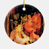 NATIVITÄT, MUSIK MAKING ANGELN - MAGIC OF CHRISTMA KERAMIK ORNAMENT (Hinten)