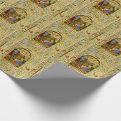 Nativität| Sie sind heute geboren Geschenkpapier (Ecke)