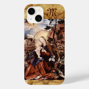 NATIVITÄT, WEISSE LÄCHEN, MAGIC CHRISTMAS Monogram Case-Mate iPhone 14 Hülle