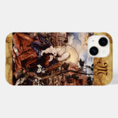 NATIVITÄT, WEISSE LÄCHEN, MAGIC CHRISTMAS Monogram Case-Mate iPhone Hülle (Rückseite (Horizontal))