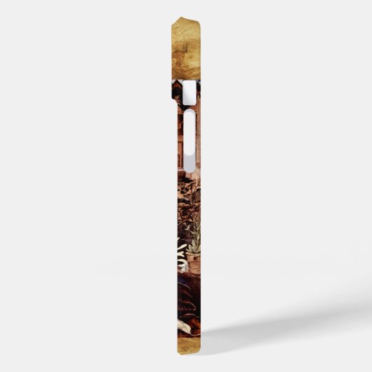 NATIVITÄT, WEISSE LÄCHEN, MAGIC CHRISTMAS Monogram Case-Mate iPhone Hülle (Rückseite / Links)