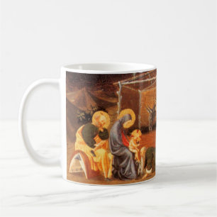 NATIVITÄTSCHRISTMAS-PARCHMENT , ANNAHME VON MAGI KAFFEETASSE