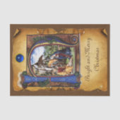 NATIVITÄTSCHRISTMAS-PARKMONOGRAMM SEIDENPAPIER (Vorderseite)