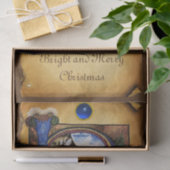 NATIVITÄTSCHRISTMAS-PARKMONOGRAMM SEIDENPAPIER (Geschenk)