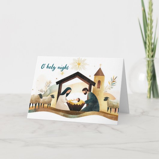 NATIVITÄTSKARTE FÜR JEDEN DANKESKARTE (Vorderseite)