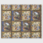 NATIVITÄTSMONOGRAMM GESCHENKPAPIER (Flach)