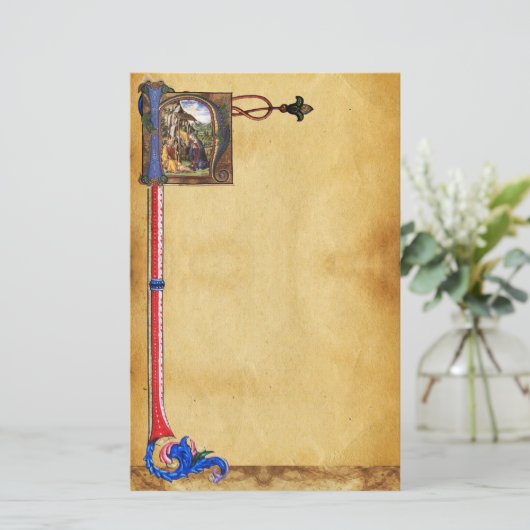 NATIVITÄTSPARCHITEKTONgramm Briefpapier (Stehend Vorderseite)