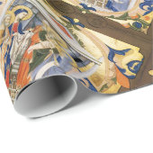 NATIVITÄTSPARCHMENT GESCHENKPAPIER (Rolleneckpunkt)