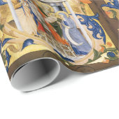 NATIVITÄTSPARCHMENT GESCHENKPAPIER (Rolleneckpunkt)