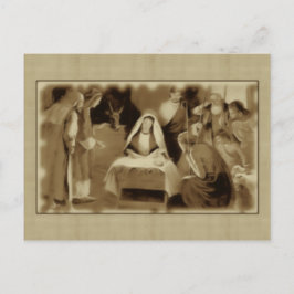 NATIVITÄTSZENE POSTKARTE