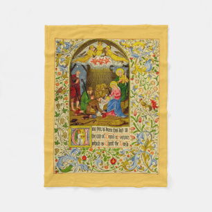 Nativity an Sie ist dieser Tag geboren Fleecedecke