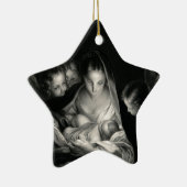 Nativity-Baby-Jesus-Jungfrau-Mary-Engel Keramik Ornament (Rechts)