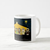 Nativity-Charaktere an der Scheune durch Kaffeetasse (VorderseiteRechts)
