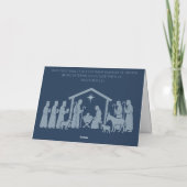 Nativity Christmas Card – Emmanuel God With Us Karte (Rückseite)