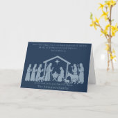 Nativity Christmas Card – Emmanuel God With Us Karte (Gelbe Blume)