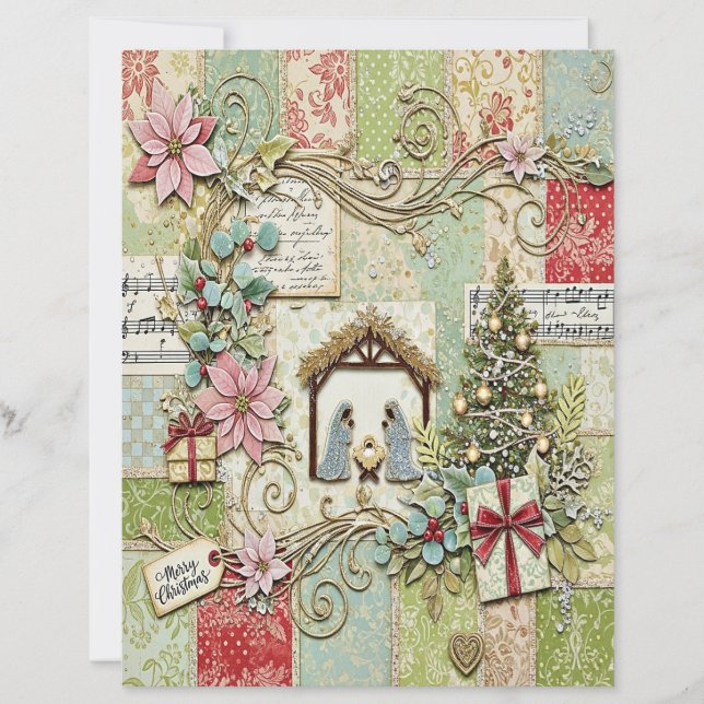 Nativity Christmas craft paper (Vorderseite)