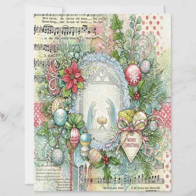 Nativity Christmas craft paper (Vorderseite)