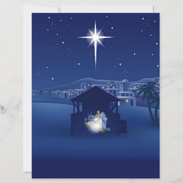 Nativity Christmas craft paper (Vorderseite)