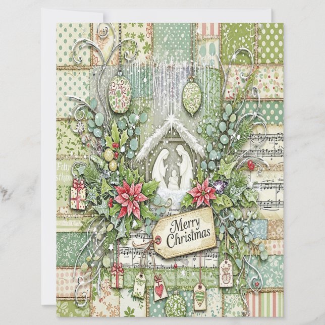 Nativity Christmas craft paper (Vorderseite)
