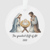Nativity Christmas Ornament (Vorderseite)