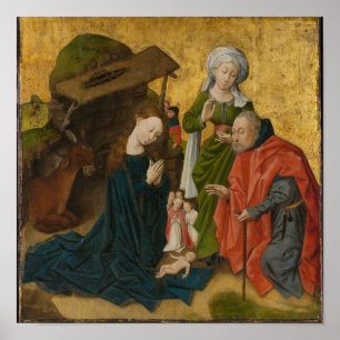 Nativity, circa 1460 poster