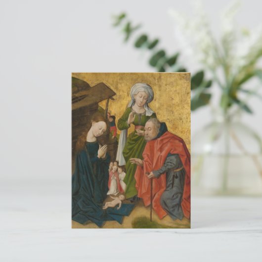 Nativity, circa 1460 postkarte (Stehend Vorderseite)
