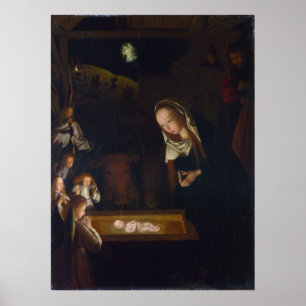 Nativity Geburt Christi von Geertgen tot Sint Jans Poster