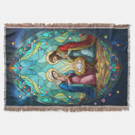 Nativity in Stained Glass Decke