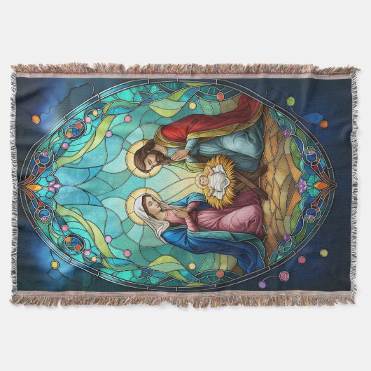 Nativity in Stained Glass Decke (Vorderseite)