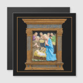 NATIVITY Luca Della Robbia Magnetkarte (Vorne/Hinten)