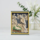 NATIVITY Luca Della Robbia Postkarte (Stehend Vorderseite)